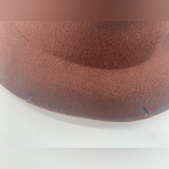 Nightmare on Elm Street Freddy Kreuger Brown Felt Fedora Hat - Picture 3 of 6